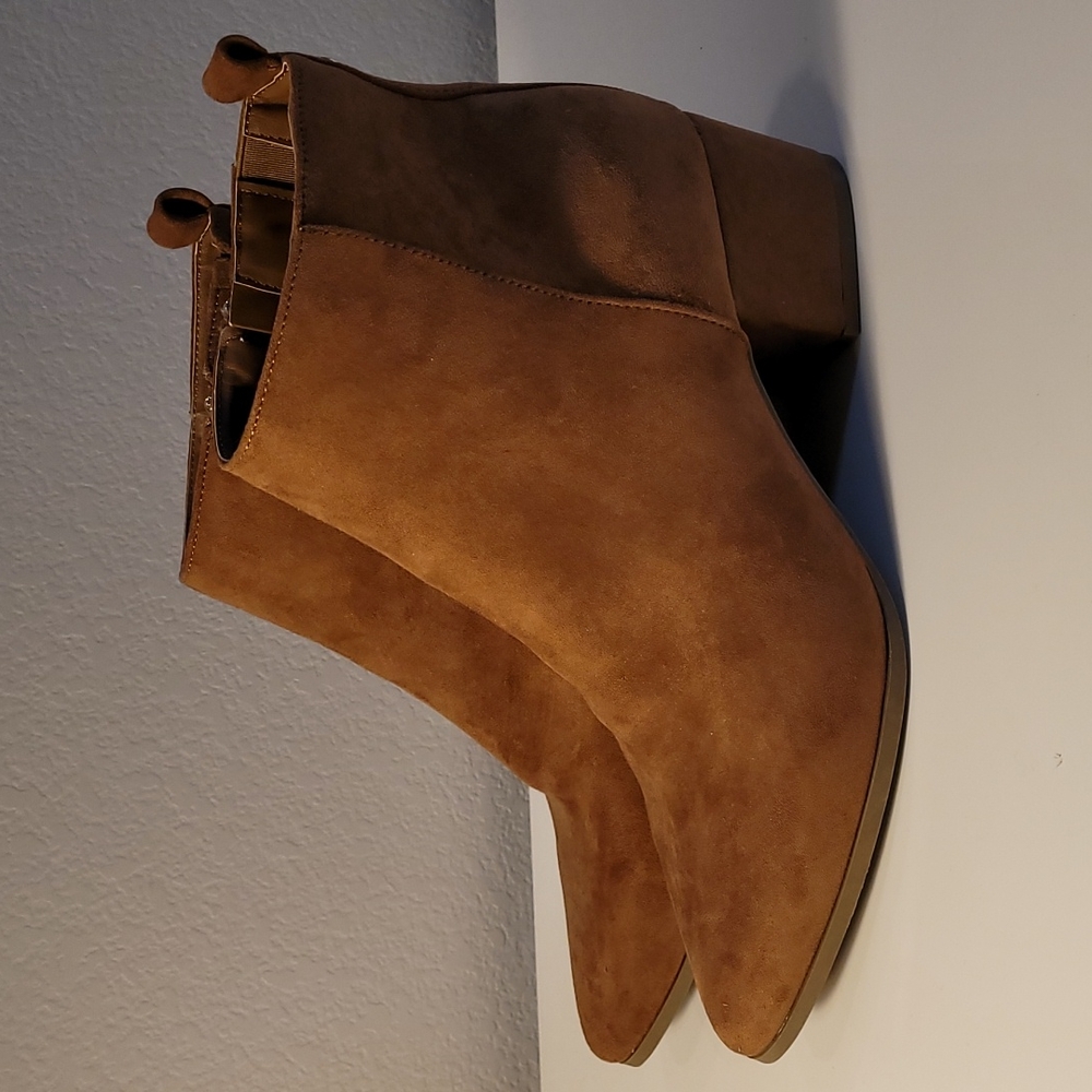 A New Day Women's suede heel ankle boots